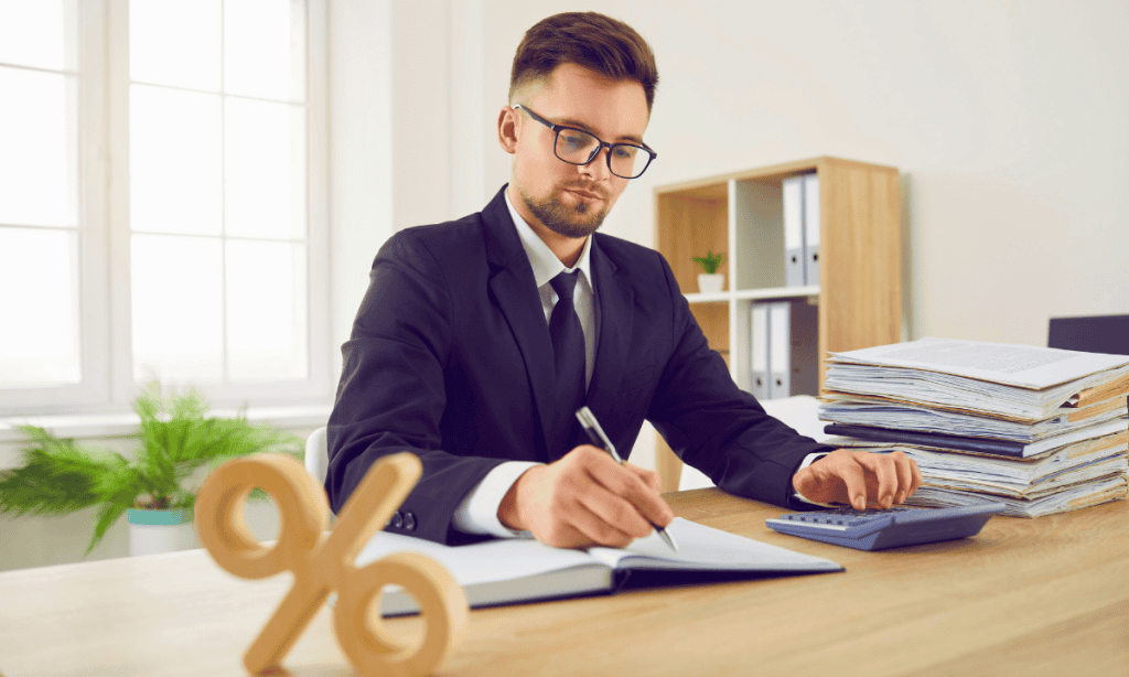 Documents financiers avec des taux d'intérêt